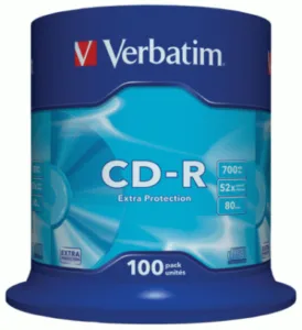 VERBATIM CD-R 80 min/700 mb extra protection