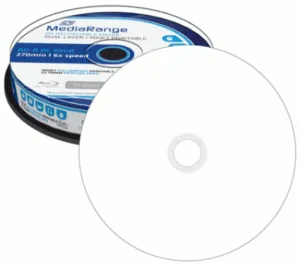 MEDIARANGE BLU-RAY BD-R DL 50 GB white printable (FULL)