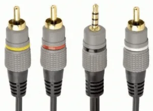 KAABEL 3.5mm 4-pin to RCA