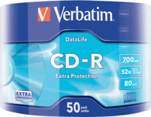 VERBATIM CD-R 80 min/700 mb extra protection