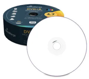 MEDIARANGE DVD+R 4.7 GB white printable (FULL)